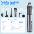 New Dual-Function Car Vacuum Cleaner: High-Powered, Strong Suction for Vehicles & Home Use Portable Blower & Vacuum for Cars