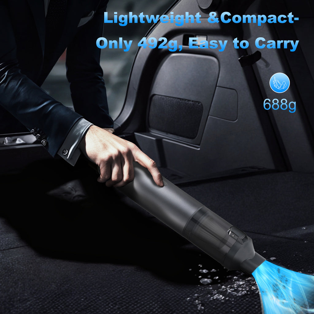 New Dual-Function Car Vacuum Cleaner: High-Powered, Strong Suction for Vehicles & Home Use Portable Blower & Vacuum for Cars