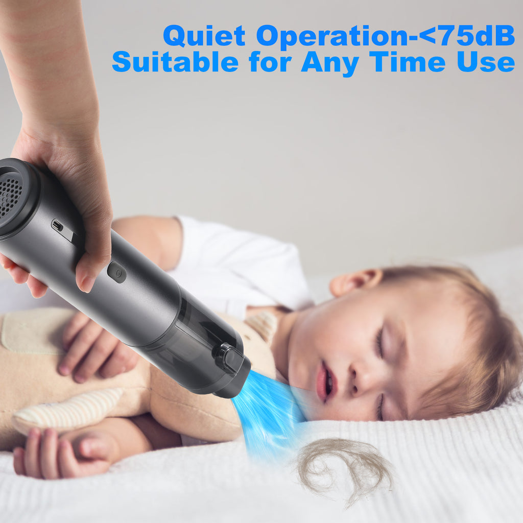 New Dual-Function Car Vacuum Cleaner: High-Powered, Strong Suction for Vehicles & Home Use Portable Blower & Vacuum for Cars